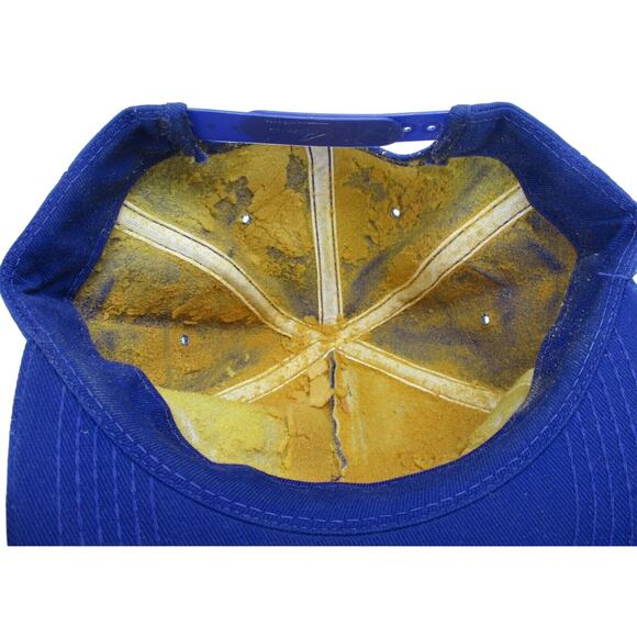 Vintage Alaska Airlines K-Brand Baseball Cap Hat SnapBack Blue Made In USA - Picture 8 of 9